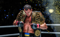 WATCH: Roman Kryklia Beats Alex Roberts to Capture Inaugural ONE Heavyweight Muay Thai title